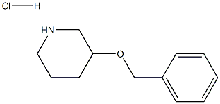 3-BENZYLOXY-PIPERIDINE HYDROCHLORIDE 结构式
