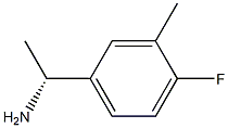 (1R)-1-(4-FLUORO-3-METHYLPHENYL)ETHYLAMINE 结构式