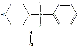 1-Benzenesulfonyl-piperazine hydrochloride 结构式