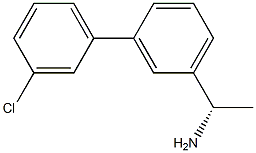 (1S)-1-[3-(3-CHLOROPHENYL)PHENYL]ETHYLAMINE 结构式