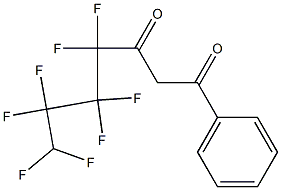 4,4,5,5,6,6,7,7-OCTAFLUORO-1-PHENYLHEPTANE-1,3-DIONE 结构式