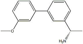 (1S)-1-[3-(3-METHOXYPHENYL)PHENYL]ETHYLAMINE 结构式