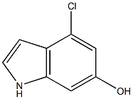 4-CHLORO-6-HYDROXY INDOLE 结构式