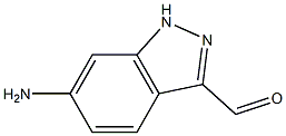 6-AMINO-(1H)INDAZOLE-3-CARBOXALDEHYDE 结构式