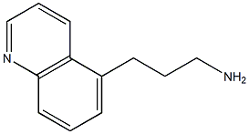 3-(QUINOLIN-5-YL)PROPYLAMINE 结构式