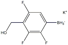 4-羟甲基苯基三氟硼酸钾 结构式