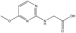 [(4-METHOXYPYRIMIDIN-2-YL)AMINO]ACETIC ACID 结构式