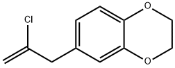 2-CHLORO-3-[3,4-(ETHYLENEDIOXY)PHENYL]-1-PROPENE 结构式