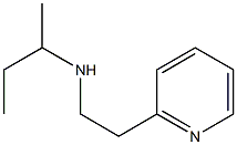 sec-Butyl-(2-pyridin-2-yl-ethyl)-amine 结构式