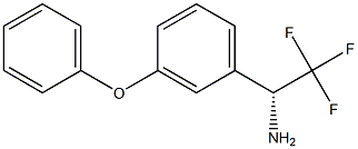 (1R)-2,2,2-TRIFLUORO-1-(3-PHENOXYPHENYL)ETHYLAMINE 结构式