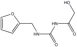 N-([(2-FURYLMETHYL)AMINO]CARBONYL)-2-HYDROXYACETAMIDE 结构式