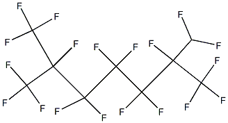 1H-PERFLUORO-2,6-DIMETHYLHEPTANE 结构式