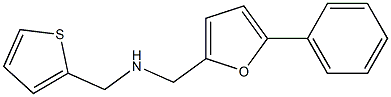 1-(5-PHENYL-2-FURYL)-N-(THIEN-2-YLMETHYL)METHANAMINE 结构式