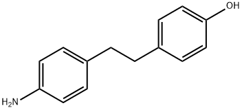 4-[2-(4-氨基苯基)乙基]苯酚 结构式