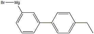 3-(4-Ethylphenyl)phenylmagnesium bromide 结构式