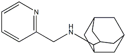 N-(PYRIDIN-2-YLMETHYL)ADAMANTAN-2-AMINE 结构式