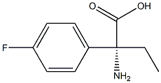 (2R)-2-AMINO-2-(4-FLUOROPHENYL)BUTANOIC ACID 结构式