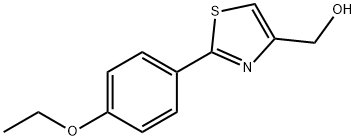 [2-(4-ETHOXYPHENYL)-1,3-THIAZOL-4-YL]METHANOL 结构式