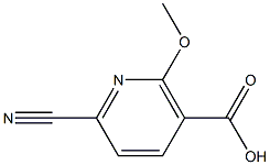 6-氰基-2-甲氧基烟酸 结构式