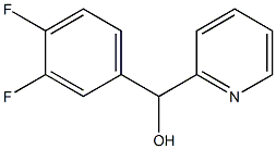 3,4-DIFLUOROPHENYL-(2-PYRIDYL)METHANOL 结构式