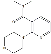 二甲基-2-哌嗪烟酰胺 结构式