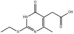 (2-乙基磺酰基-4-甲基-6-羰基-1,6-二氢-嘧啶-5-基)-乙酸 结构式