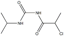 2-CHLORO-N-[(ISOPROPYLAMINO)CARBONYL]PROPANAMIDE 结构式