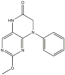 2-METHOXY-8-PHENYL-7,8-DIHYDROPTERIDIN-6(5H)-ONE 结构式