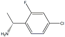 (1R)-1-(4-CHLORO-2-FLUOROPHENYL)ETHYLAMINE 结构式