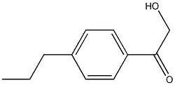 2-Hydroxy-1-(4-propylphenyl)ethanone 结构式