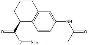 (1S)-6-(ACETYLAMINO)-1-AMINO-1,2,3,4-TETRAHYDRONAPHTHALENECARBOXYLIC ACID 结构式