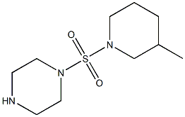 1-[(3-Methylpiperidin-1-yl)sulfonyl]piperazine 结构式