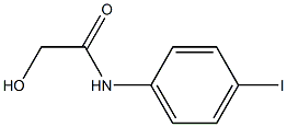 2-HYDROXY-N-(4-IODOPHENYL)ACETAMIDE 结构式