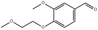 3-甲氧基-4-(2-甲氧基乙氧基)苯甲醛 结构式