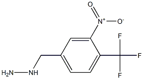 3-Nitro-4-trifluoromethyl-benzyl-hydrazine 结构式