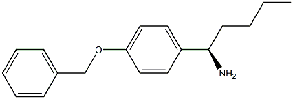 (1R)-1-[4-(PHENYLMETHOXY)PHENYL]PENTYLAMINE 结构式
