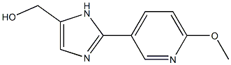 2-(6-METHOXYPYRIDIN-3-YL)-5-HYDROXYMETHYLIMIDAZOLE 结构式