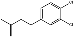 4-(3,4-DICHLOROPHENYL)-2-METHYL-1-BUTENE 结构式