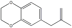 3-[3,4-(Ethylenedioxy)phenyl]-2-methyl-1-propene 结构式
