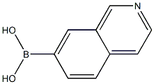 异喹啉-7-硼酸 结构式