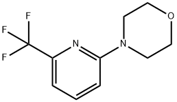 4-(6-(三氟甲基)吡啶-2-基)吗啉 结构式