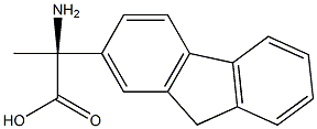 (2S)-2-AMINO-2-FLUOREN-2-YLPROPANOIC ACID 结构式