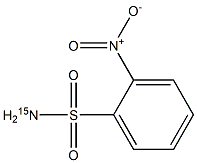 O-NITROBENZNE(15N)SULFONAMIDE 结构式