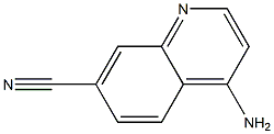 4-AMINO-7-CYANOQUINOLINE 结构式