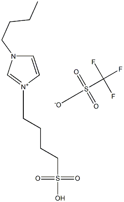 1-BUTYL-3-(4-SULFOBUTYL)IMIDAZOLIUM TRIFLATE 结构式