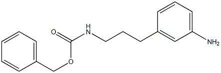3-(3-Benzyloxycarbonylaminopropyl)aniline 结构式