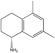 (1R)-5,7-DIMETHYL-1,2,3,4-TETRAHYDRONAPHTHYLAMINE 结构式