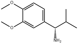 (1S)-1-(3,4-DIMETHOXYPHENYL)-2-METHYLPROPYLAMINE 结构式