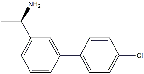 (1R)-1-[3-(4-CHLOROPHENYL)PHENYL]ETHYLAMINE 结构式