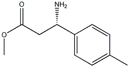 METHYL (3S)-3-AMINO-3-(4-METHYLPHENYL)PROPANOATE 结构式